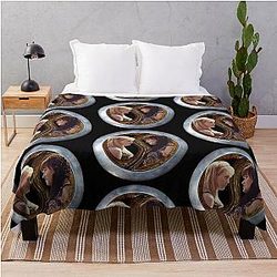 Xena and Gabrielle Chakram Throw Blanket