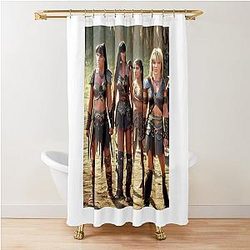 Xena Warrior Princess and Gabrielle Shower Curtain