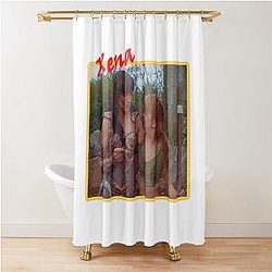 Xena Pop Art Shower Curtain