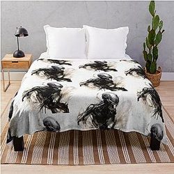 Spooky Halloween Throw Blanket