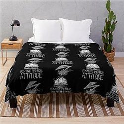 Alien Metal Throw Blanket