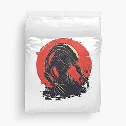 Xenomorph Alien Horror Art Retro Sci-Fi Creature Duvet Cover