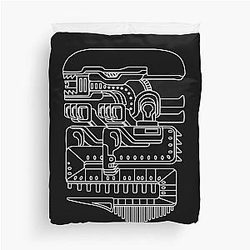 Aztec Xenomorph Duvet Cover