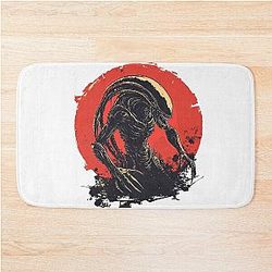 Xenomorph Alien Horror Art Retro Sci-Fi Creature Design Bath Mat