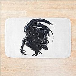 Alien Xenomorph Horror Art Sci-Fi Alien Illustration Bath Mat