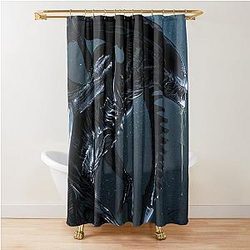 Xenomorph Alien Shower Curtain
