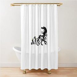 Xenomorph Evolution Shower Curtain