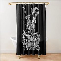 Xenomorph Shower Curtain
