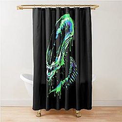 Colorful Xenomorph Shower Curtain