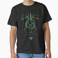 Alien Xenomorph Vitruvian Man Fan Art Classic T-Shirt