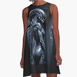 Xenomorph A-Line Dress