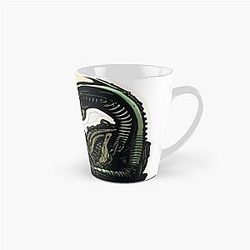 Alien xenomorph eating human sticker tall mug