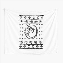 Xenomorph Christmas Tapestry