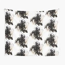 Spooky Halloween Xenomorph Art Tapestry