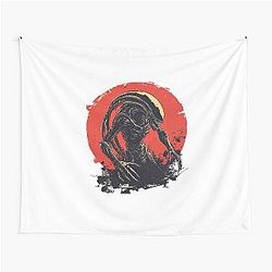 Xenomorph Alien Horror Art - Retro Sci-Fi Creature Design Tapestry