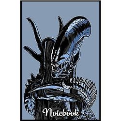 Xenomorph Notebook: 110 pages, 6"x9" Journal