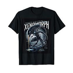 Alien 45th Anniversary Xenomorph Movie Poster in Space T-Shirt