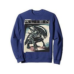 Alien Xenomorph Illustrated Poster Sweatshirt