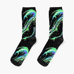 Colorful Xenomorph Socks