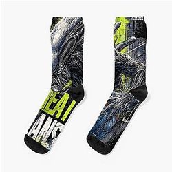 Xenomorph Jeans Funny Alien Sydney Sweeney Meme T-Shirt Socks