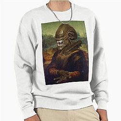 Mona Lisa Alien Xenomorph Sweatshirt