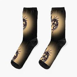 Dark xenomorph socks