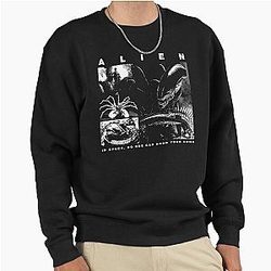 Alien Xenomorph phases black Pullover Sweatshirt