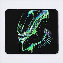 Colored Xenomorph Mouse Pad