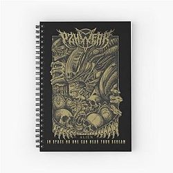 Alien Xenomorph Spiral Notebook