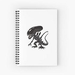 Xenomorph Spiral Notebook