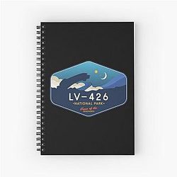 LV-426: National Park Shirt - Home of the Xenomorph Spiral Notebook