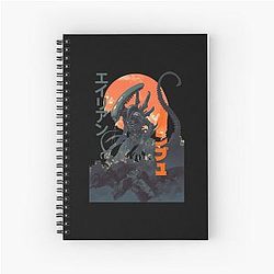 Xenomorph Poster Design Spiral Notebook