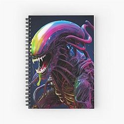 Alien Spiral Notebook