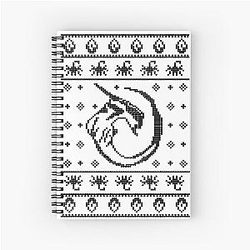 Xeno Aliens Xenomorph Christmas Notebook
