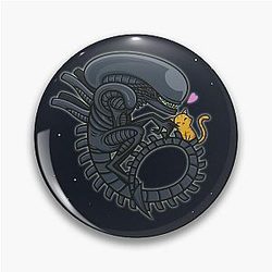 Xenomorph Cuddles Pin