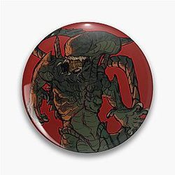 Striped Xenomorph Pin