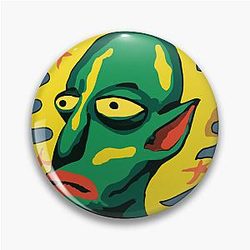 Alien Xenomorph UFO Pin