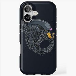 Xenomorph Cuddles iPhone Case