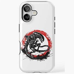 Dynamic Xenomorph Horror Art Sci-Fi Alien Illustration iPhone Case