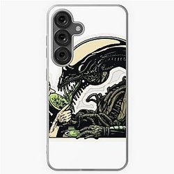 Alien Xenomorph Eating Human Sticker Samsung Galaxy Soft Case