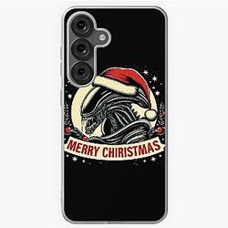 Christmas Xenomorph UFO Alien Soft Case for Samsung Galaxy