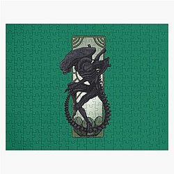 Art Nouveau Xenomorph Jigsaw Puzzle