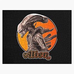 Retro Alien Xenomorph Tribute Jigsaw