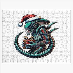 Xenomorph Christmas Jigsaw Puzzle