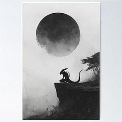 Xenomorph Earth Jungle Poster