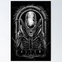 Xenomorph Black Poster