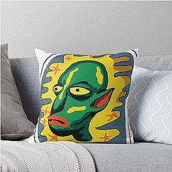 Alien Xenomorph UFO Throw Pillow