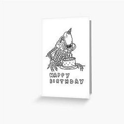 Xenomorph Greeting Card
