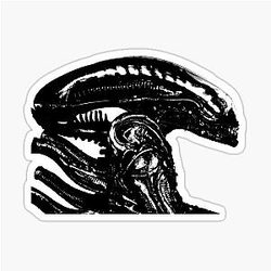 Xenomorph Head Sticker