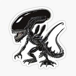 Xenomorph Cutie Sticker